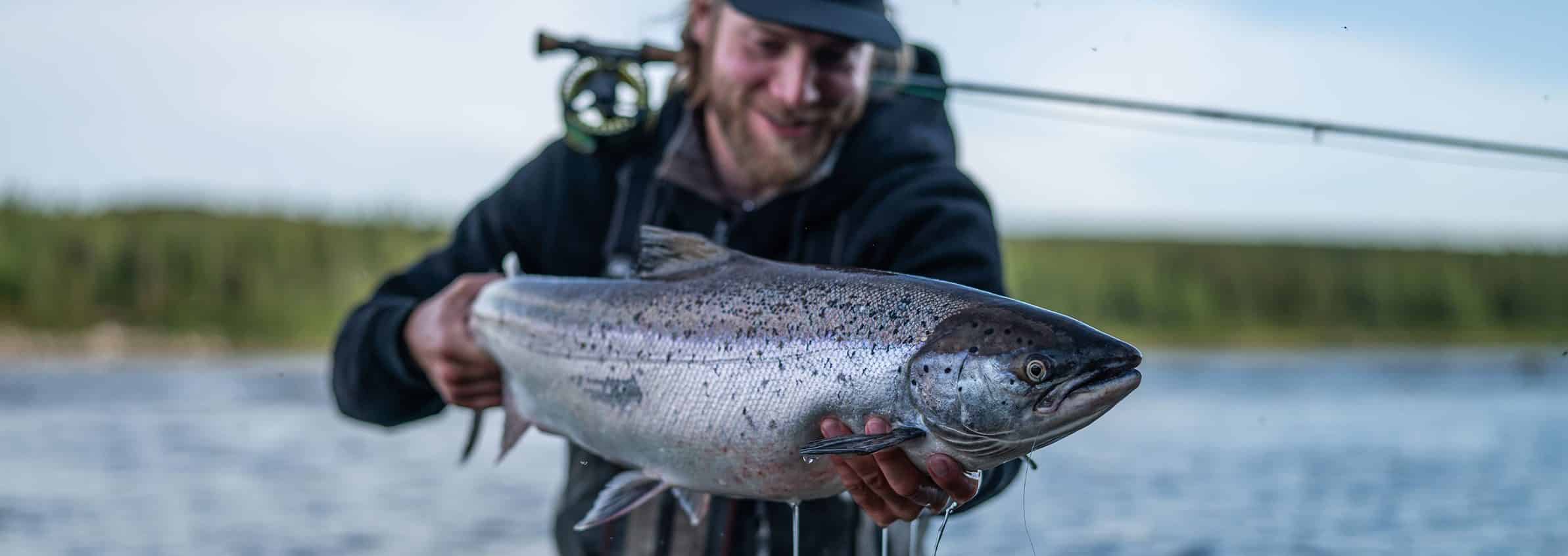Fly Fishing Atlantic Salmon, Trophy Brook Trout Nunavik, Canada