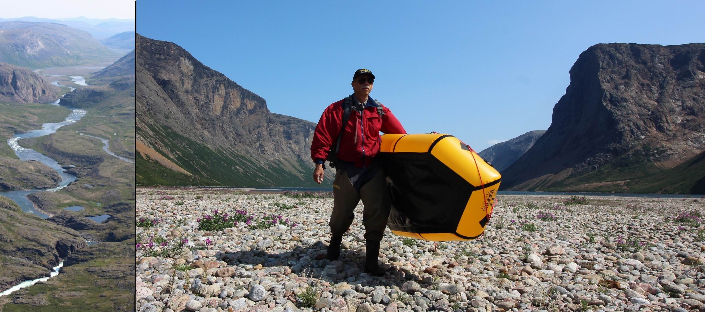 Packrafting Hebron River in the Torngat Mountains