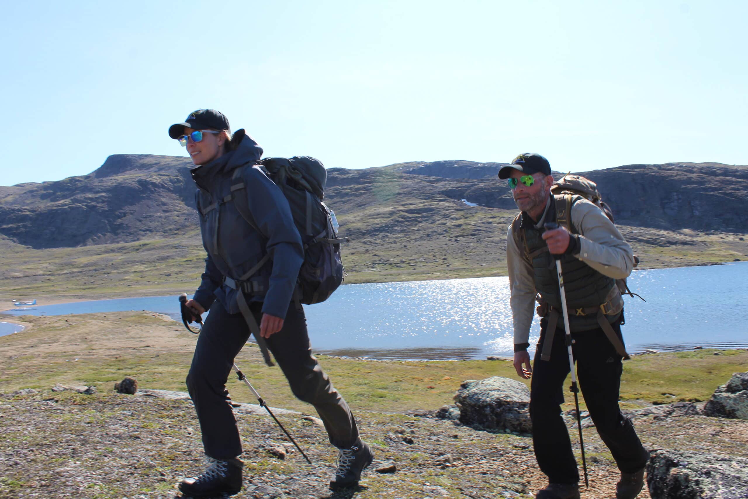 Flight - Kuujjuaq to Wedge Hills Lodge, then Hebron North Lake